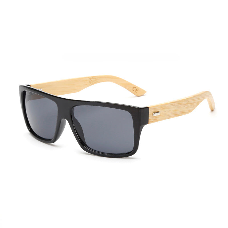 Retro Wooden Bamboo Leg Glasses Men And Women Sunglasses