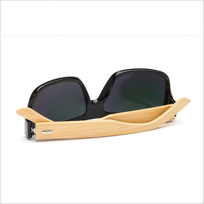 Retro Wooden Bamboo Leg Glasses Men And Women Sunglasses