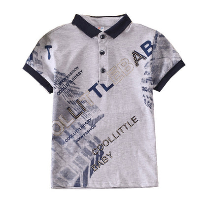 Kids Polo Shirt Boys Tops Wear Children Clothing