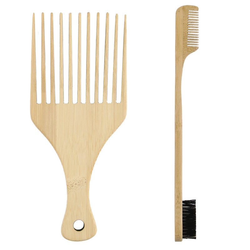 Big Tooth Smooth Hair Brush, Hair Comb, Bamboo Comb