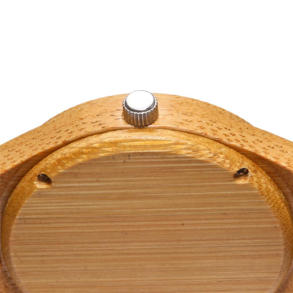 Bamboo quartz watch