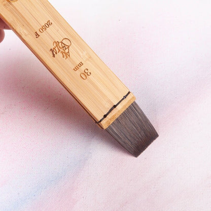 Flat Head Carbonized Bamboo Brush Watercolor Brush Watercolor Shading Brush