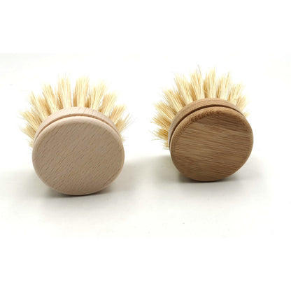 Bamboo long handle pot brush