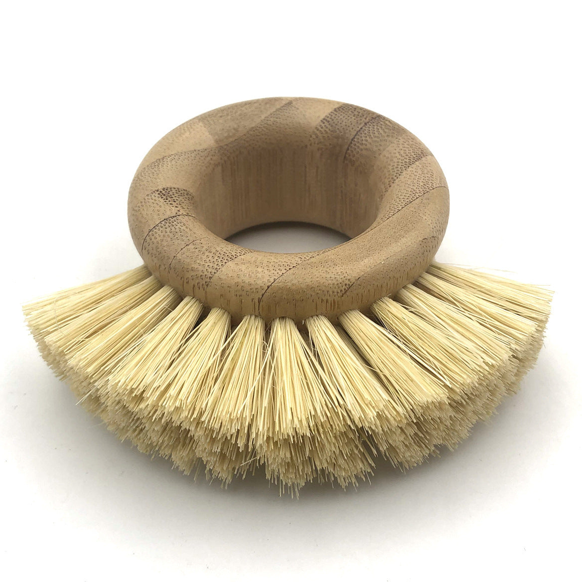 Bamboo sisal kitchen cleaning brush