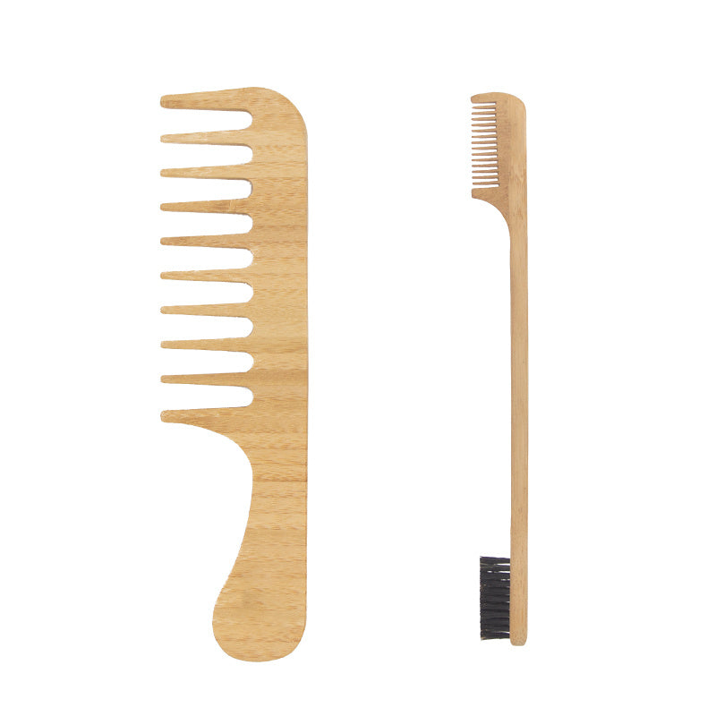 Big Tooth Smooth Hair Brush, Hair Comb, Bamboo Comb